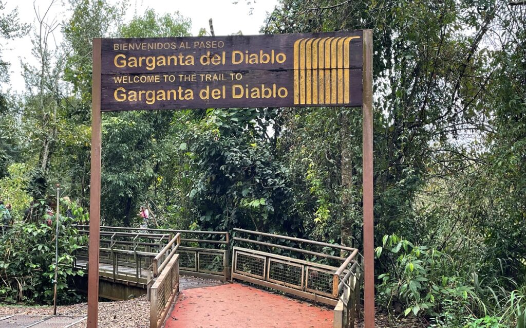 Sentiero per la Garganta del Diablo