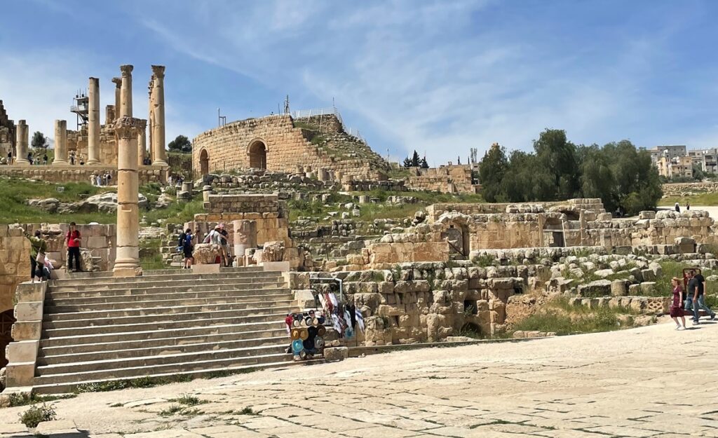 Panorama di Jerash