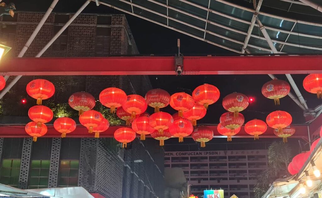 Lanterne a Chinatown