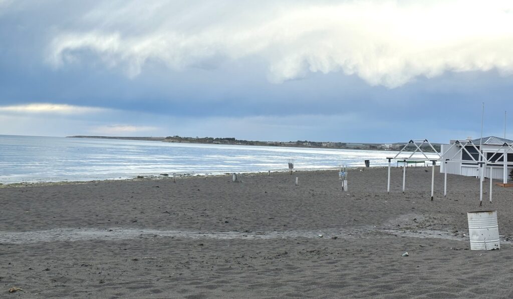 La spiaggia di Puerto Madryn